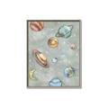Picture of Watercolour Solar System II _GroupedProduct_Rectangle_Portrait_Mini_ _GroupedProduct_Rectangle_Portrait_Canvas_Framed_