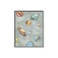 Picture of Watercolour Solar System II _GroupedProduct_Rectangle_Portrait_Mini_ _GroupedProduct_Rectangle_Portrait_Canvas_Framed_