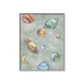 Picture of Watercolour Solar System II _GroupedProduct_Rectangle_Portrait_Mini_ _GroupedProduct_Rectangle_Portrait_Canvas_Framed_