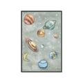 Picture of Watercolour Solar System II _GroupedProduct_Rectangle_Portrait_Mini_ _GroupedProduct_Rectangle_Portrait_Canvas_Framed_