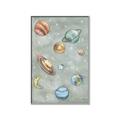 Picture of Watercolour Solar System II _GroupedProduct_Rectangle_Portrait_Mini_ _GroupedProduct_Rectangle_Portrait_Canvas_Framed_
