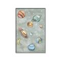 Picture of Watercolour Solar System II _GroupedProduct_Rectangle_Portrait_Mini_ _GroupedProduct_Rectangle_Portrait_Canvas_Framed_