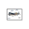 Picture of Flying through the clouds II _GroupedProduct_Rectangle_Landscape_Mini_ _GroupedProduct_Rectangle_Landscape_Canvas_Framed_