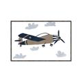 Picture of Flying through the clouds II _GroupedProduct_Rectangle_Landscape_Mini_ _GroupedProduct_Rectangle_Landscape_Canvas_Framed_