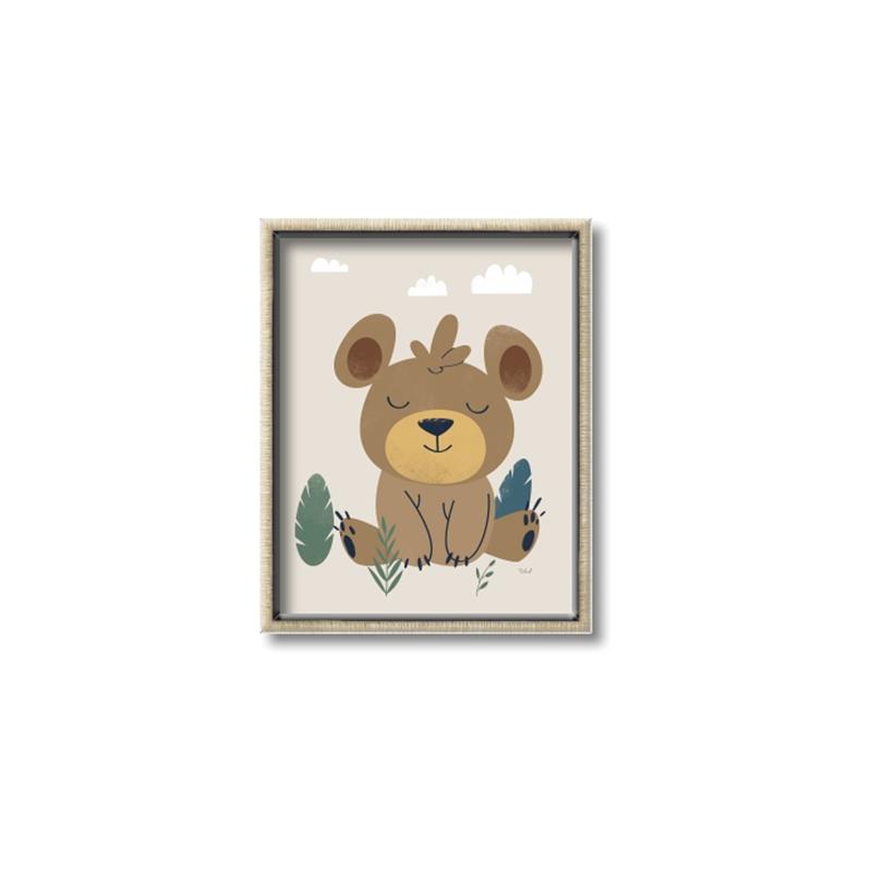 Picture of Friendly bear cub  _GroupedProduct_Rectangle_Portrait_Mini_ _GroupedProduct_Rectangle_Portrait_Canvas_Framed_