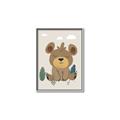 Picture of Friendly bear cub  _GroupedProduct_Rectangle_Portrait_Mini_ _GroupedProduct_Rectangle_Portrait_Canvas_Framed_