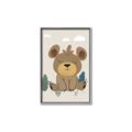 Picture of Friendly bear cub  _GroupedProduct_Rectangle_Portrait_Mini_ _GroupedProduct_Rectangle_Portrait_Canvas_Framed_