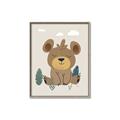 Picture of Friendly bear cub  _GroupedProduct_Rectangle_Portrait_Mini_ _GroupedProduct_Rectangle_Portrait_Canvas_Framed_