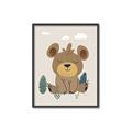 Picture of Friendly bear cub  _GroupedProduct_Rectangle_Portrait_Mini_ _GroupedProduct_Rectangle_Portrait_Canvas_Framed_