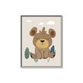 Picture of Friendly bear cub  _GroupedProduct_Rectangle_Portrait_Mini_ _GroupedProduct_Rectangle_Portrait_Canvas_Framed_
