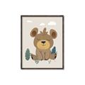 Picture of Friendly bear cub  _GroupedProduct_Rectangle_Portrait_Mini_ _GroupedProduct_Rectangle_Portrait_Canvas_Framed_