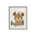 Picture of Friendly bear cub  _GroupedProduct_Rectangle_Portrait_Mini_ _GroupedProduct_Rectangle_Portrait_Canvas_Framed_