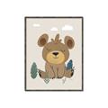 Picture of Friendly bear cub  _GroupedProduct_Rectangle_Portrait_Mini_ _GroupedProduct_Rectangle_Portrait_Canvas_Framed_