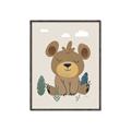 Picture of Friendly bear cub  _GroupedProduct_Rectangle_Portrait_Mini_ _GroupedProduct_Rectangle_Portrait_Canvas_Framed_