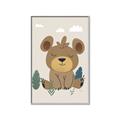 Picture of Friendly bear cub  _GroupedProduct_Rectangle_Portrait_Mini_ _GroupedProduct_Rectangle_Portrait_Canvas_Framed_