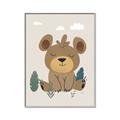 Picture of Friendly bear cub  _GroupedProduct_Rectangle_Portrait_Mini_ _GroupedProduct_Rectangle_Portrait_Canvas_Framed_