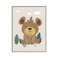 Picture of Friendly bear cub  _GroupedProduct_Rectangle_Portrait_Mini_ _GroupedProduct_Rectangle_Portrait_Canvas_Framed_