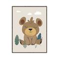 Picture of Friendly bear cub  _GroupedProduct_Rectangle_Portrait_Mini_ _GroupedProduct_Rectangle_Portrait_Canvas_Framed_