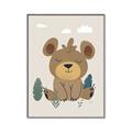 Picture of Friendly bear cub  _GroupedProduct_Rectangle_Portrait_Mini_ _GroupedProduct_Rectangle_Portrait_Canvas_Framed_