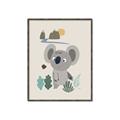 Picture of Curious koala _GroupedProduct_Rectangle_Portrait_Mini_ _GroupedProduct_Rectangle_Portrait_Canvas_Framed_