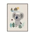 Picture of Curious koala _GroupedProduct_Rectangle_Portrait_Mini_ _GroupedProduct_Rectangle_Portrait_Canvas_Framed_