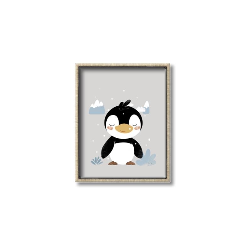 Picture of Friendly Penguin  _GroupedProduct_Rectangle_Portrait_Mini_ _GroupedProduct_Rectangle_Portrait_Canvas_Framed_