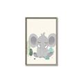 Picture of Big-eared Elephant  _GroupedProduct_Rectangle_Portrait_Mini_ _GroupedProduct_Rectangle_Portrait_Canvas_Framed_