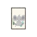 Picture of Big-eared Elephant  _GroupedProduct_Rectangle_Portrait_Mini_ _GroupedProduct_Rectangle_Portrait_Canvas_Framed_