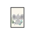 Picture of Big-eared Elephant  _GroupedProduct_Rectangle_Portrait_Mini_ _GroupedProduct_Rectangle_Portrait_Canvas_Framed_
