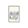 Picture of Big-eared Elephant  _GroupedProduct_Rectangle_Portrait_Mini_ _GroupedProduct_Rectangle_Portrait_Canvas_Framed_