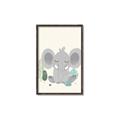 Picture of Big-eared Elephant  _GroupedProduct_Rectangle_Portrait_Mini_ _GroupedProduct_Rectangle_Portrait_Canvas_Framed_