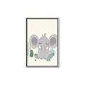 Picture of Big-eared Elephant  _GroupedProduct_Rectangle_Portrait_Mini_ _GroupedProduct_Rectangle_Portrait_Canvas_Framed_