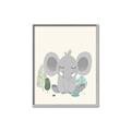 Picture of Big-eared Elephant  _GroupedProduct_Rectangle_Portrait_Mini_ _GroupedProduct_Rectangle_Portrait_Canvas_Framed_