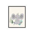 Picture of Big-eared Elephant  _GroupedProduct_Rectangle_Portrait_Mini_ _GroupedProduct_Rectangle_Portrait_Canvas_Framed_