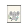 Picture of Big-eared Elephant  _GroupedProduct_Rectangle_Portrait_Mini_ _GroupedProduct_Rectangle_Portrait_Canvas_Framed_