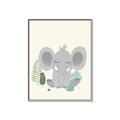 Picture of Big-eared Elephant  _GroupedProduct_Rectangle_Portrait_Mini_ _GroupedProduct_Rectangle_Portrait_Canvas_Framed_