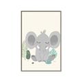 Picture of Big-eared Elephant  _GroupedProduct_Rectangle_Portrait_Mini_ _GroupedProduct_Rectangle_Portrait_Canvas_Framed_