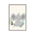 Picture of Big-eared Elephant  _GroupedProduct_Rectangle_Portrait_Mini_ _GroupedProduct_Rectangle_Portrait_Canvas_Framed_