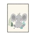 Picture of Big-eared Elephant  _GroupedProduct_Rectangle_Portrait_Mini_ _GroupedProduct_Rectangle_Portrait_Canvas_Framed_