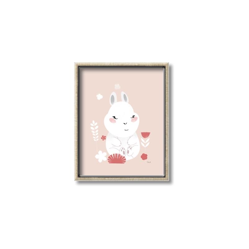 Picture of Blushing bunny _GroupedProduct_Rectangle_Portrait_Mini_ _GroupedProduct_Rectangle_Portrait_Canvas_Framed_