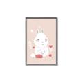 Picture of Blushing bunny _GroupedProduct_Rectangle_Portrait_Mini_ _GroupedProduct_Rectangle_Portrait_Canvas_Framed_
