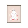 Picture of Blushing bunny _GroupedProduct_Rectangle_Portrait_Mini_ _GroupedProduct_Rectangle_Portrait_Canvas_Framed_