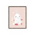 Picture of Blushing bunny _GroupedProduct_Rectangle_Portrait_Mini_ _GroupedProduct_Rectangle_Portrait_Canvas_Framed_