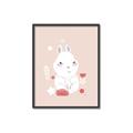 Picture of Blushing bunny _GroupedProduct_Rectangle_Portrait_Mini_ _GroupedProduct_Rectangle_Portrait_Canvas_Framed_