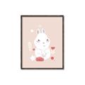 Picture of Blushing bunny _GroupedProduct_Rectangle_Portrait_Mini_ _GroupedProduct_Rectangle_Portrait_Canvas_Framed_