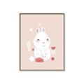 Picture of Blushing bunny _GroupedProduct_Rectangle_Portrait_Mini_ _GroupedProduct_Rectangle_Portrait_Canvas_Framed_