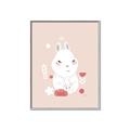 Picture of Blushing bunny _GroupedProduct_Rectangle_Portrait_Mini_ _GroupedProduct_Rectangle_Portrait_Canvas_Framed_