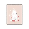 Picture of Blushing bunny _GroupedProduct_Rectangle_Portrait_Mini_ _GroupedProduct_Rectangle_Portrait_Canvas_Framed_