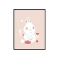 Picture of Blushing bunny _GroupedProduct_Rectangle_Portrait_Mini_ _GroupedProduct_Rectangle_Portrait_Canvas_Framed_