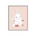Picture of Blushing bunny _GroupedProduct_Rectangle_Portrait_Mini_ _GroupedProduct_Rectangle_Portrait_Canvas_Framed_